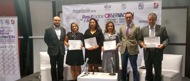 El brazo ejecutor de la educación cívica en México, son los Institutos Electorales locales, aseguró el Consejero del IECM Yuri Beltrán Miranda