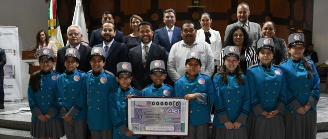 Conmemora Lotería Nacional 20 Aniversario de IECM, con Sorteo Superior