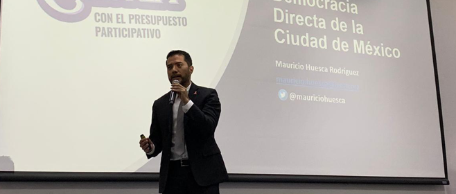 Destaca consejero Mauricio Huesca bondades de instrumentos de la nueva Ley de Participación Ciudadana