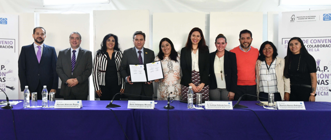 Firman IECM convenio de colaboración con APAC