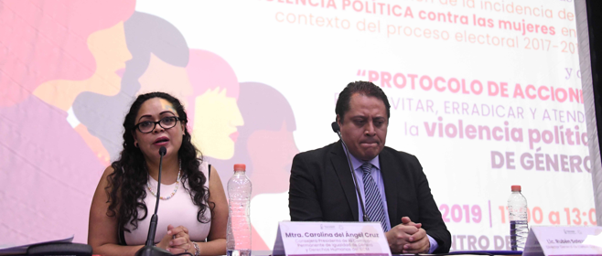 Trabaja IECM en buscar acciones para prevenir y erradicar la violencia política en razón de género