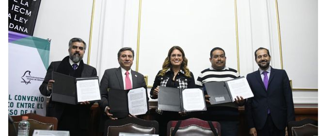 Suman esfuerzos IECM y Congreso capitalino para difundir nueva Ley de Participación Ciudadana local