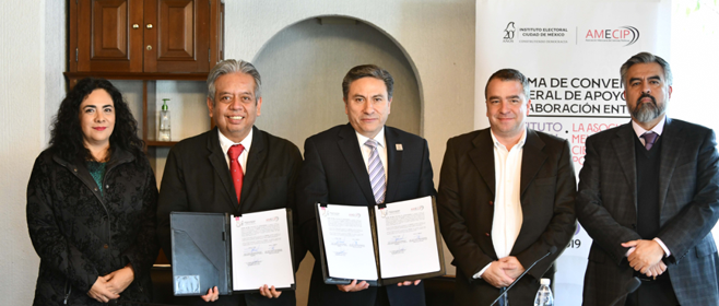 Suma IECM a la Asociación Mexicana de Ciencias Políticas como aliado en la promoción de la cultura democrática