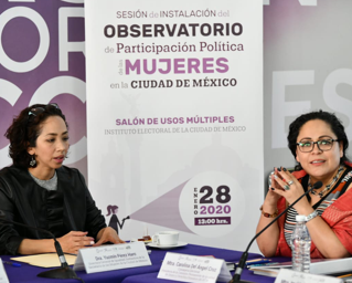 Instala IECM Observatorio de Participación Política de Mujeres