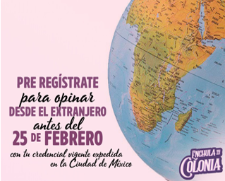 Invita IECM a chilangas y chilangos a enchular sus colonias desde el extranjero