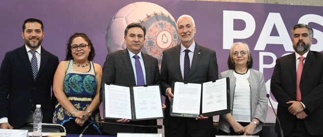 Firman convenio de colaboración IECM-INGER