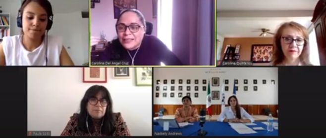 Reeducar a la sociedad para acabar con la violencia contra las niñas, niños y las mujeres, señaló la Consejera del IECM, Carolina del Ángel Cruz