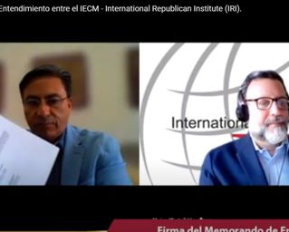 Suma IECM como aliado al Instituto Republicano Internacional, para fortalecimiento de cultura democrática