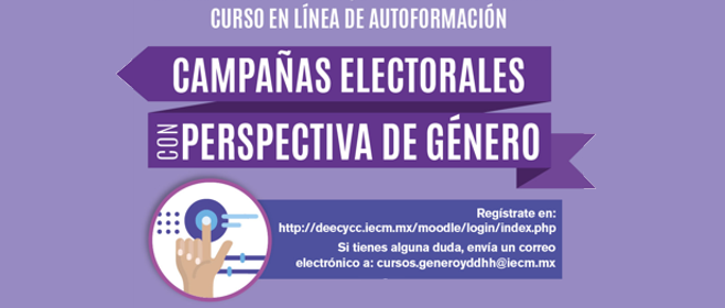 CONVOCATORIA | Curso de autoformación “Campañas Electorales con Perspectiva de Género”