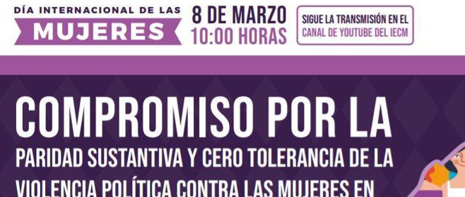 Suscriben partidos políticos compromiso con IECM, en materia de paridad sustantiva y cero tolerancia de la violencia política de género