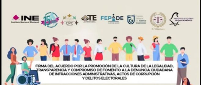 Suscribe IECM Acuerdo en materia de promoción de la cultura de la legalidad, transparencia y compromiso de fomento a la denuncia ciudadana en materia electoral y anticorrupción.