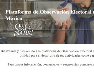 Presenta IECM Plataforma de Observación Electoral