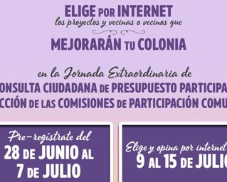 Informa IECM que mañana concluye pre-registro para votar por internet en la Jornada Extraordinaria de 31 colonias de la Ciudad de México