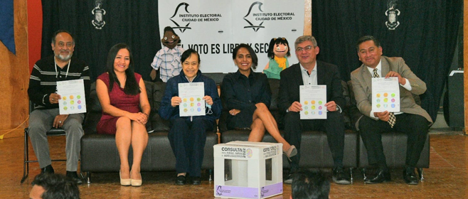 Muestra IECM cómo participar en la Consulta para Niñas, Niños y adolescentes 2022
