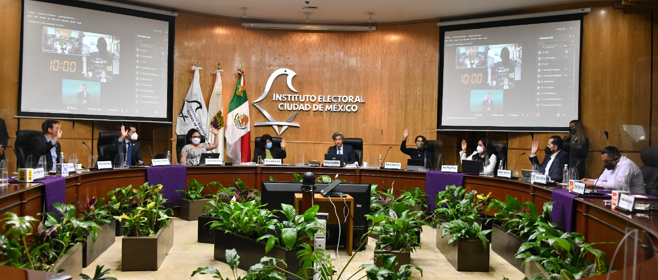 Rinde Consejera Presidenta del IECM Informe anual de actividades 2021