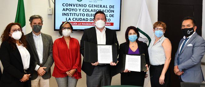 Buscan IECM y alcaldía Magdalena Contreras fortalecer espacios de interacción con la sociedad
