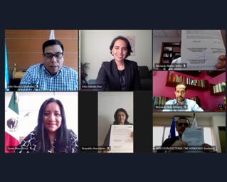 Unen esfuerzos IECM y Consejo Nacional Electoral de Honduras para fortalecer democracia