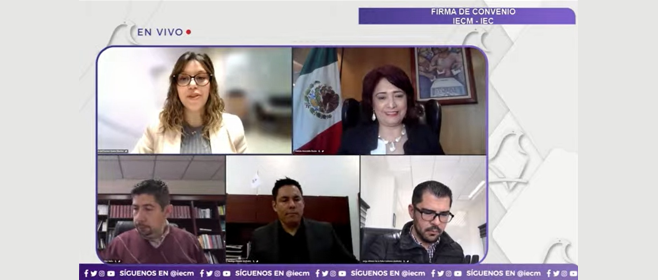 Firman institutos electorales de Coahuila y Ciudad de México Convenio para promover la participación ciudadana y la materia electoral