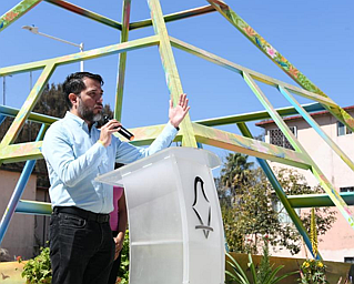 Estrenan pirámide polinizadora, realizada con Presupuesto Participativo en Tláhuac