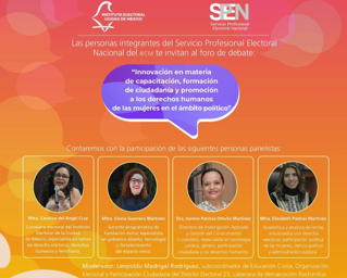 Necesario erradicar roles y estereotipos de género, para alcanzar la igualdad sustantiva: Consejera del IECM, Carolina del Ángel Cruz