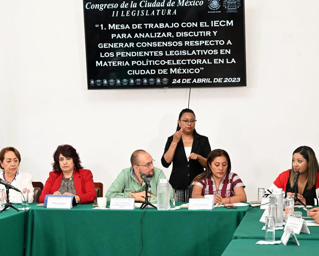 Realizan IECM y Congreso Local mesa de trabajo, con miras a fortalecer normativa electoral