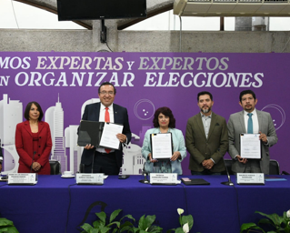 Impulsan IECM y COPARMEX-CDMX, promoción del voto en la Consulta de Presupuesto Participativo y la Elección de las COPACO