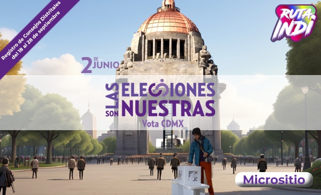 Banner de invitación a participar en las elecciones 2024