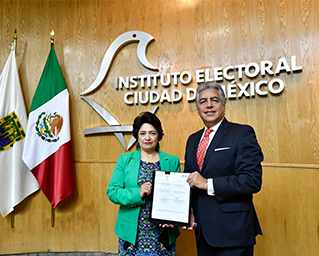 Celebran IECM y CANACO-CDMX Convenio para promover el voto