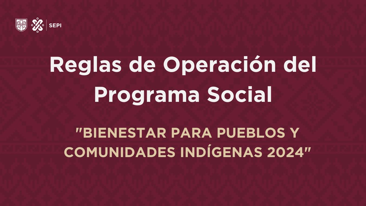 Reglas de Operación SEPI