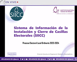 Sistematiza IECM información sobre instalación y cierre de casillas en la jornada electoral