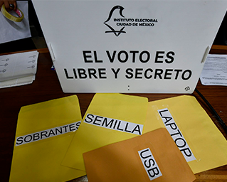 Selecciona IECM muestra de casillas para Conteos Rápidos
