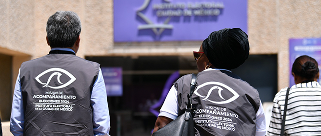 Destaca Misión de Observación electoral, labor del IECM en la organización de las elecciones locales