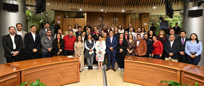 Acuerdan colaboración en materia legislativa