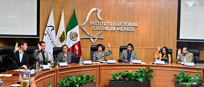 Recibe Consejo General del IECM informes del Proceso Electoral 2023-2024, austeridad, participación ciudadana y quejas
