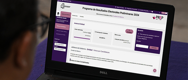 Avala UNAM eficacia del PREP del IECM
