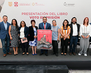 Presentan IECM y SSC libro sobre el voto en prisión preventiva