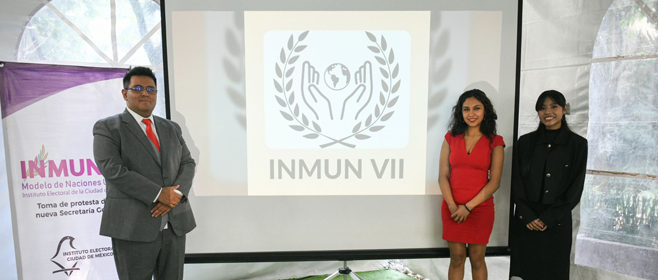 Participa IECM en la renovación de la Secretaría General del INMUN
