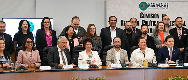 Participa IECM en reunión de instalación de la Comisión de Reforma Política-Electoral en la Cámara de Diputados