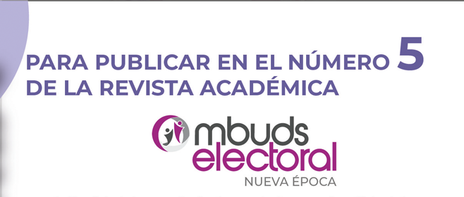Convocatoria Ombuds Electoral. Nueva Época