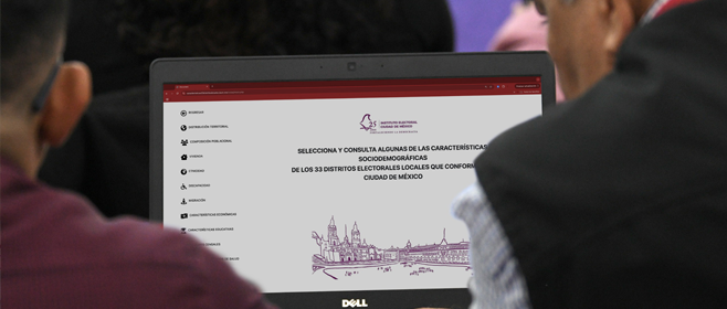 Crea IECM sistema cartográfico de distritos electorales