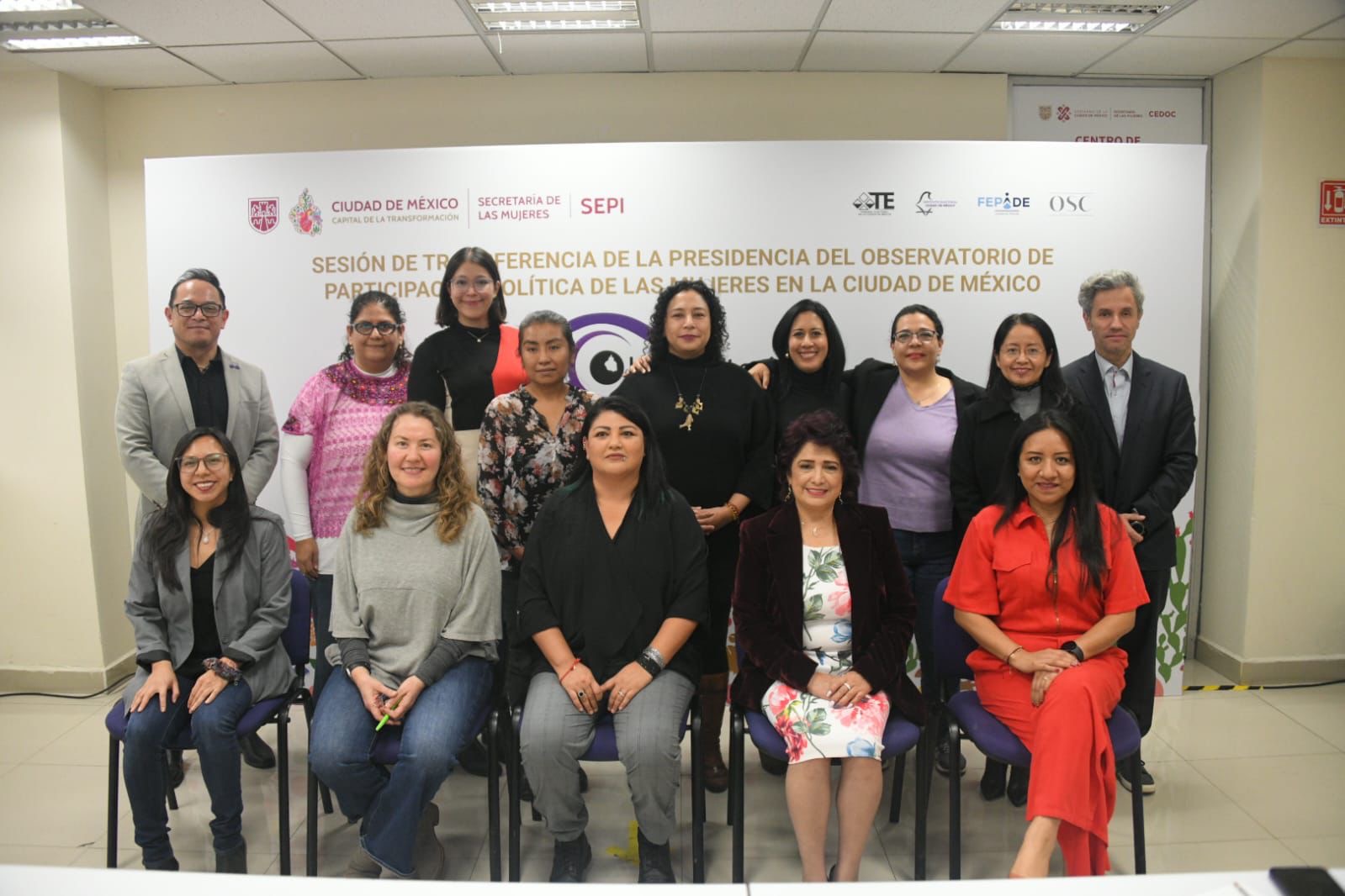 Transfiere IECM la Presidencia del Observatorio de Participación Política de las Mujeres en la Ciudad de Méxic