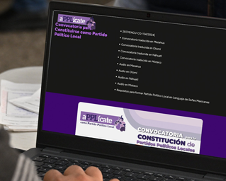Difunde IECM convocatorias de registro de Partidos y Agrupaciones Políticas en lenguas indígenas