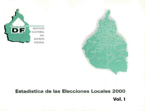 Estadística de las elecciones locales 2000. Vol. I