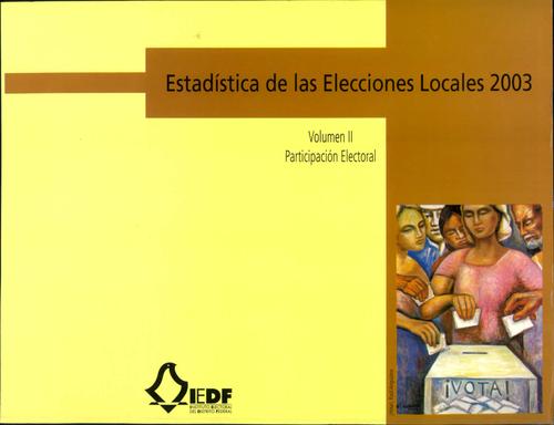 Estadística de las elecciones locales 2003. Vol. II. Participación electoral