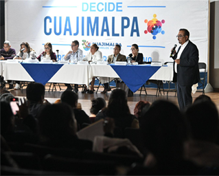 IECM, Congreso local y Alcaldía Cuajimalpa asesoran a ciudadanía sobre ejercicio del Presupuesto Participativo 2025