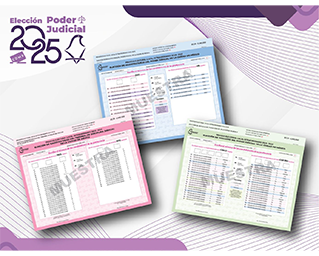 Importante conocer las boletas que se usarán en la Elección  del Poder Judicial de la Ciudad de México