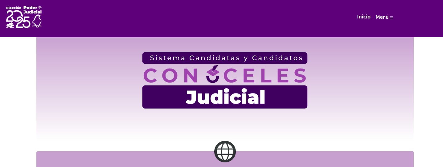 Está abierto el plazo para que candidaturas a cargos del Poder Judicial local capturen su información para el Sistema Conóceles Judicial