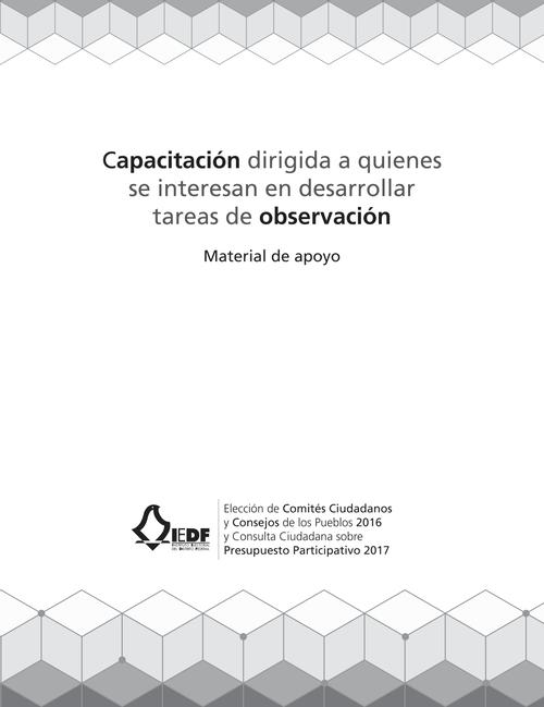 Capacitación dirigida a quienes se interesan en desarrollar tareas de observación