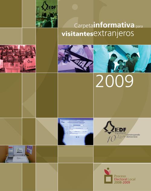 Carpeta informativa para visitantes extranjeros 2009