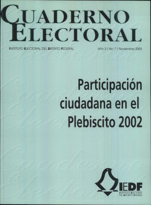 Participación ciudadana en el plebiscito 2002